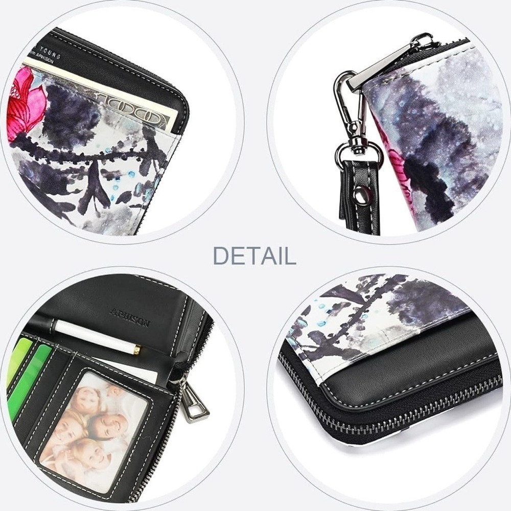 Forever Young Floral Women's Bag - Black and Pink NWT​ - Picture 4 of 6